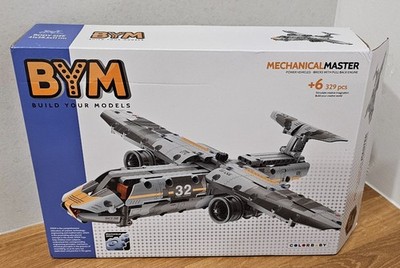 COLORBABY BYM Zerlegbares Militärflugzeug-Spielzeug, 329 Teile   6556