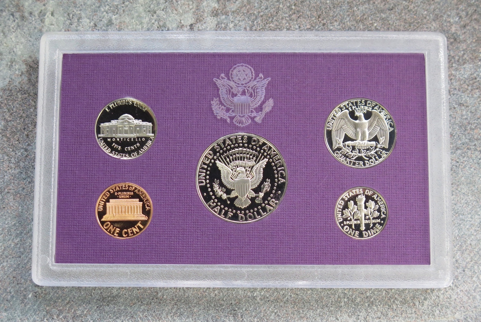 1991 S UNITED STATES US MINT 5 COIN CLAD PROOF SET