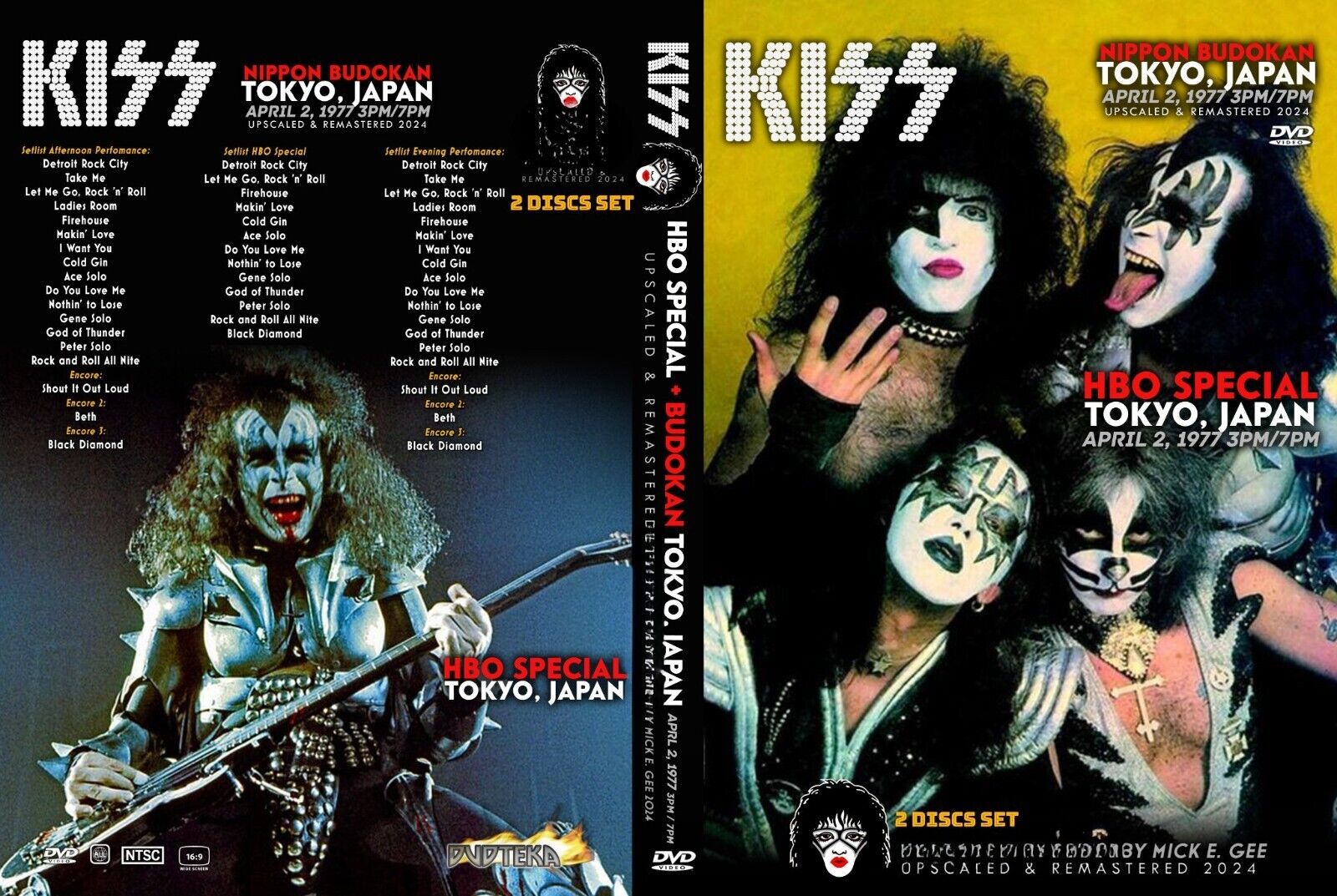 KISS F**K YOU SERIES #14 TOKYO 04-02-1977 3PM/7PM (2 DVDS)!! nEW SEALED!!AC/DC KISS F**K YOU SERIES #14 TOKYO 04-02-1977 3PM/7PM (2 DVDS)!! nEW SEALED!!AC/DC