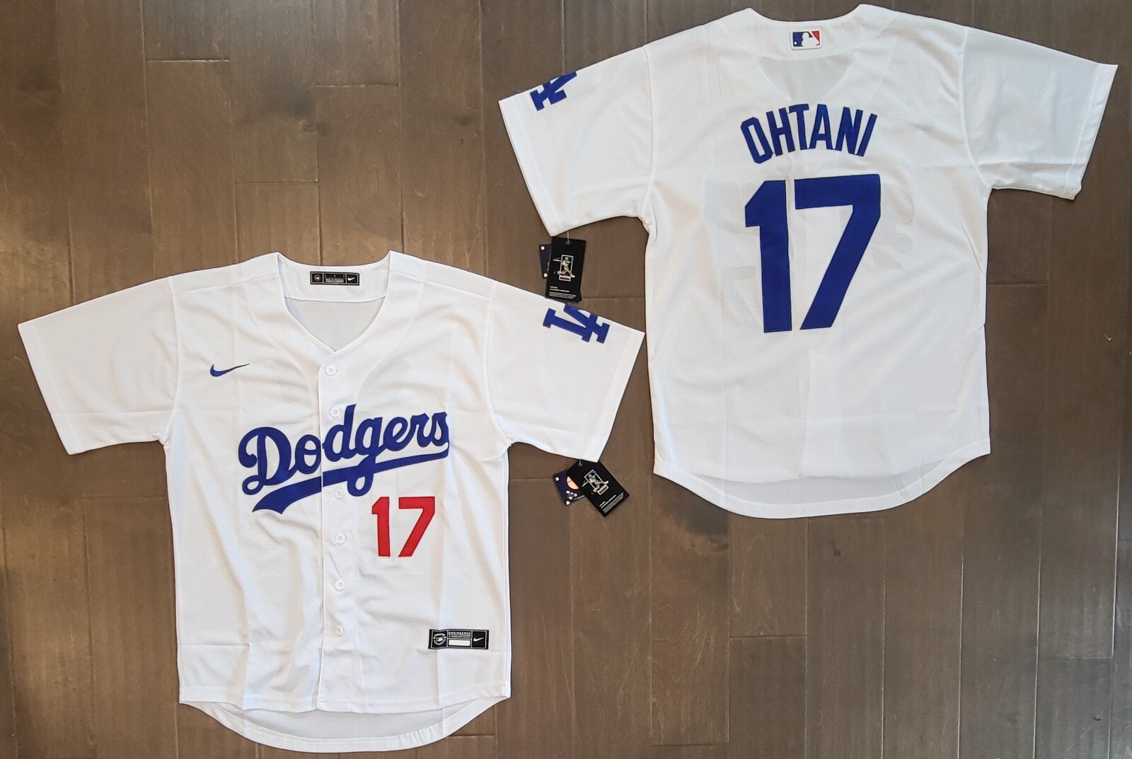 Nike Dodgers ユニフォーム Sサイズ ホワイト　OHTANI 17 Nike Women's Los Angeles Dodgers Shohei Ohtani #17 White Cool Base