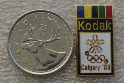CALGARY 1988 OLYMPIC WINTER GAMES KODAK SPONSOR PIN ÉPINGLETTE