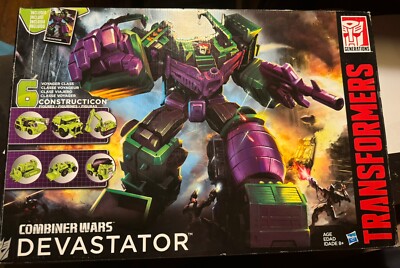 2015 Hasbro Transformers Combiner Wars Devastator Constructicon Complete W/ Box
