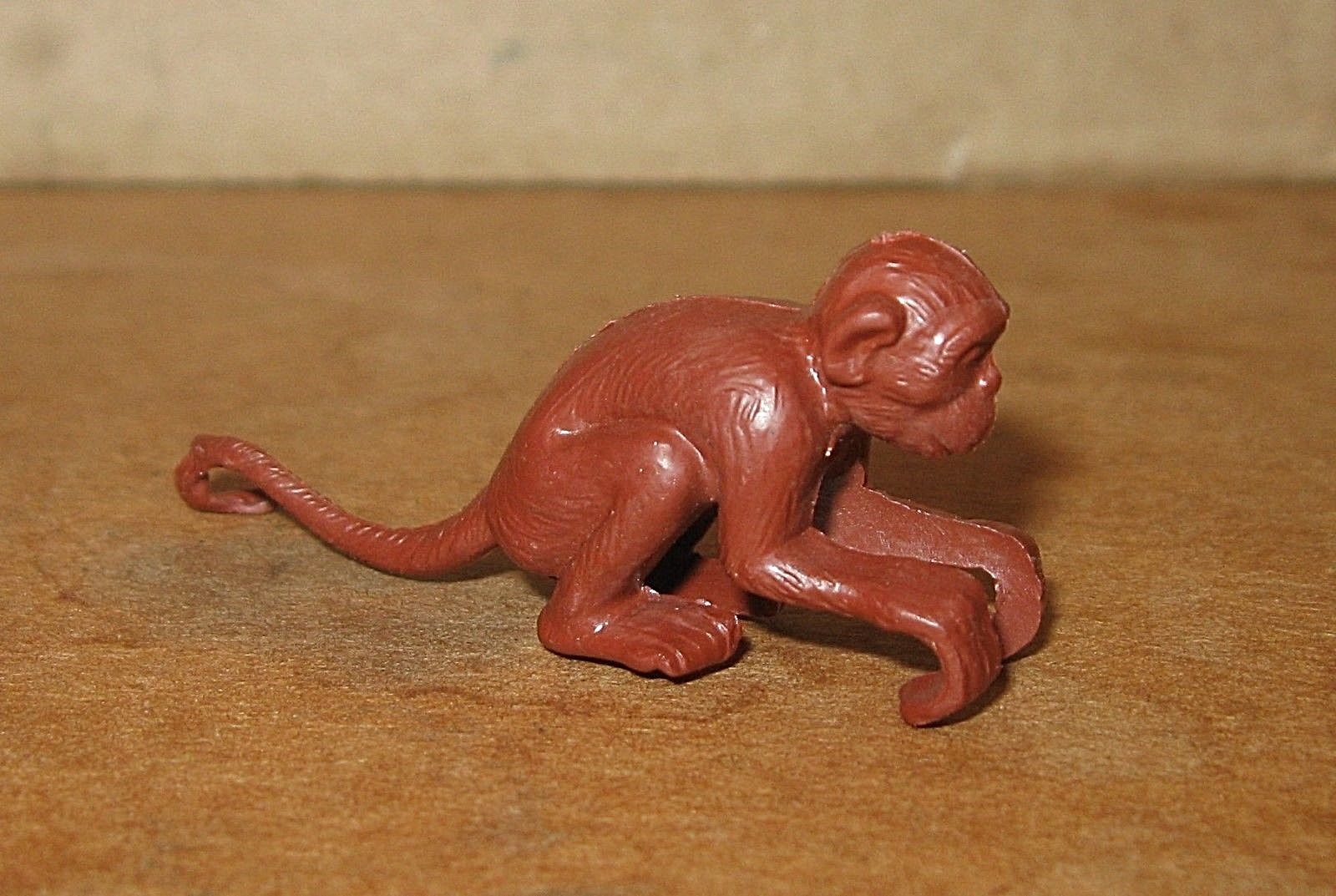 2 Vintage 50s 60s Marx Playset Pet Shop Circus Jungle WALKING HANGING MONKEY