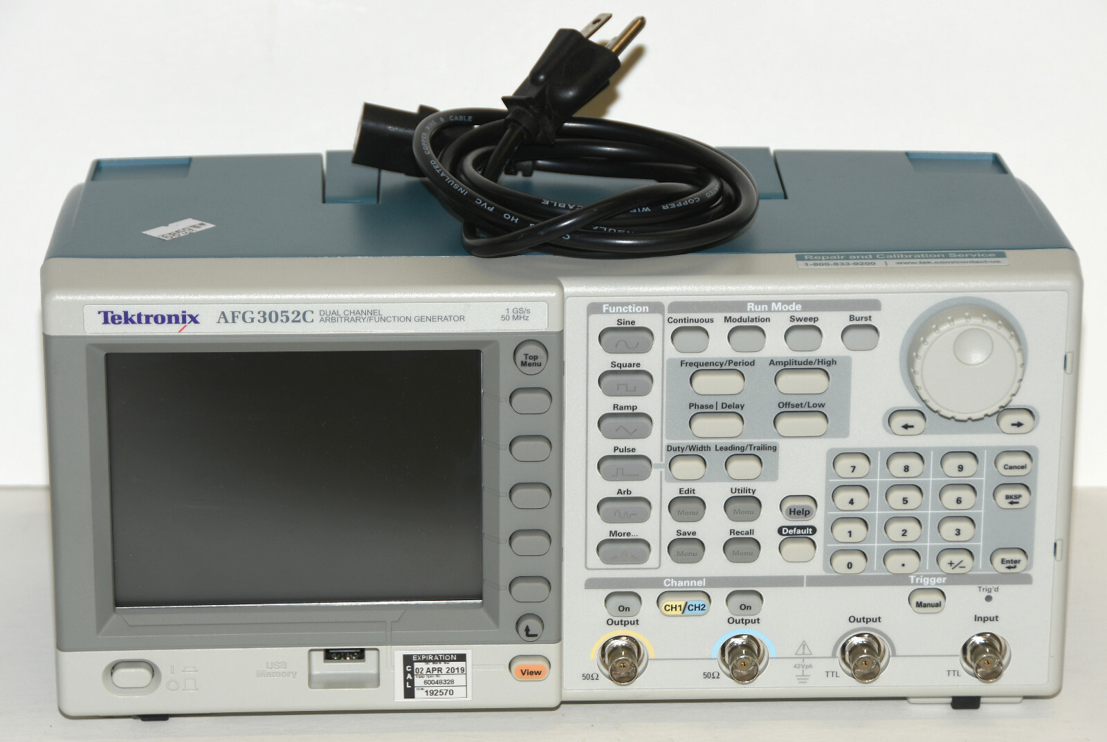 Tektronix AFG3052C 50MHZ Dual Channel Arbitrary Function Generator eBay