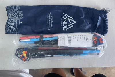 AONIJIE All Aluminum Sport Climbing Sticks Running Folding Trekking Pole