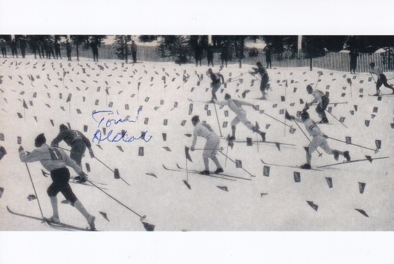 Olympia 1960: Toimi Alatalo (Fin) Orig.Autogramm  Olympiasieger   Ski Langlauf