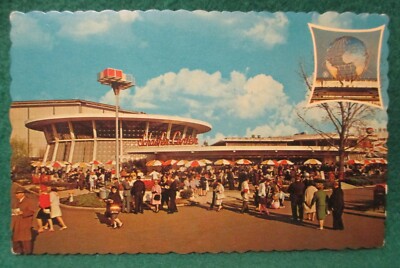 Estate Sale ~ 1964 New York World's Fair Postcard - Schaefer Center