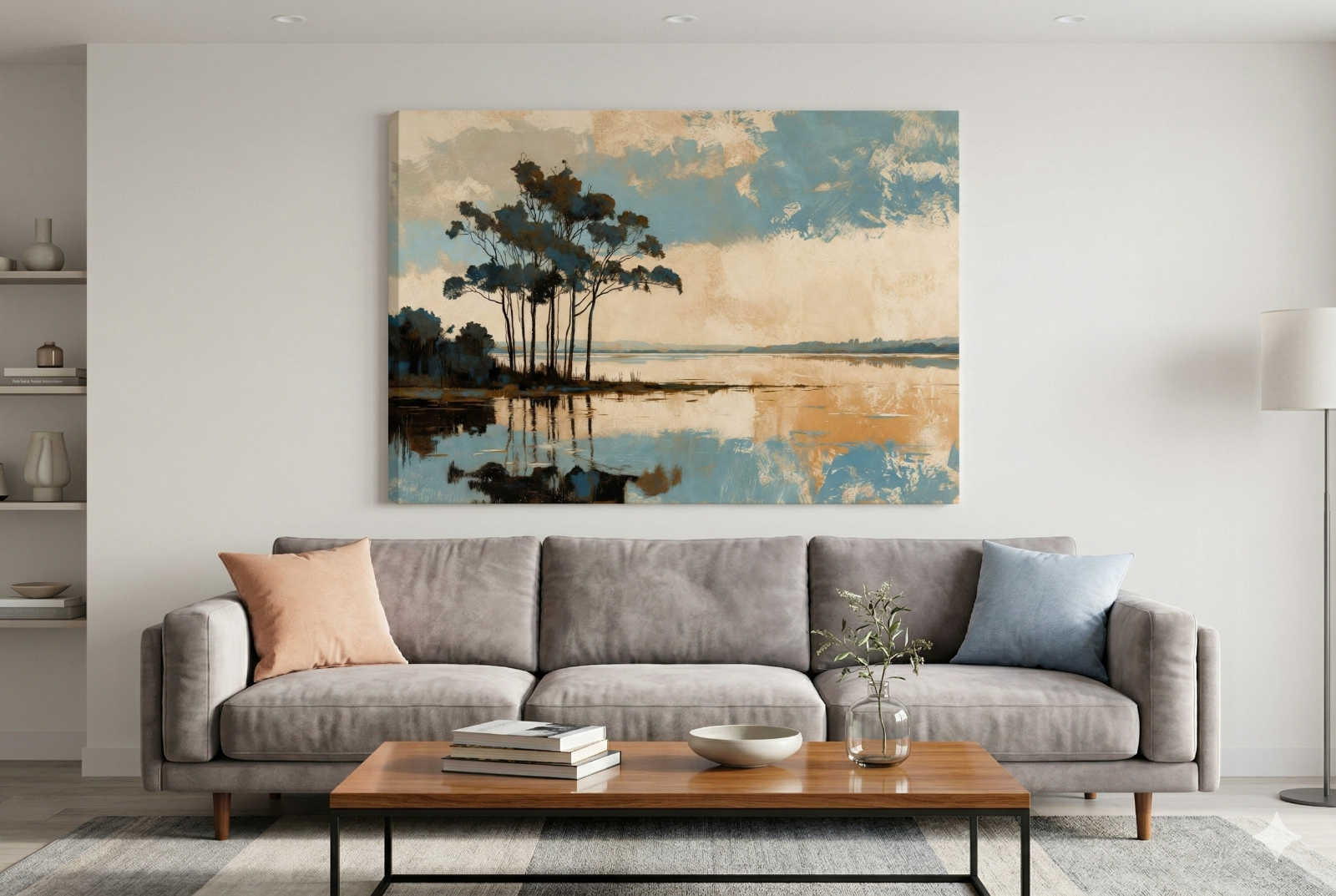 Lakeside Serenity  - CANVAS OR PRINT WALL ART