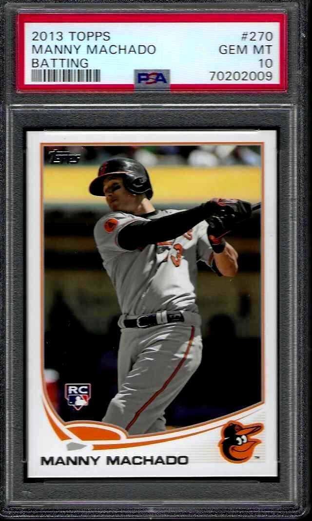 Manny Machado 2010年ルーキー直書き直筆サインカード Topps Manny Machado 2010年ルーキー直書き直筆サインカード Topps