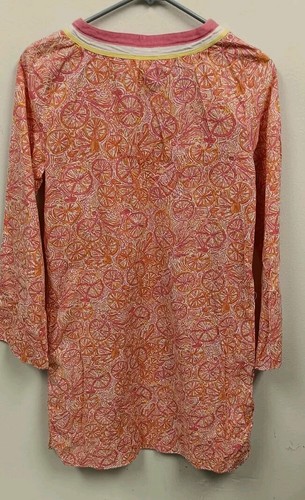 RARE Vintage LILLY PULITZER Long Tunic Small Bicycle Print Beach Dress OBO