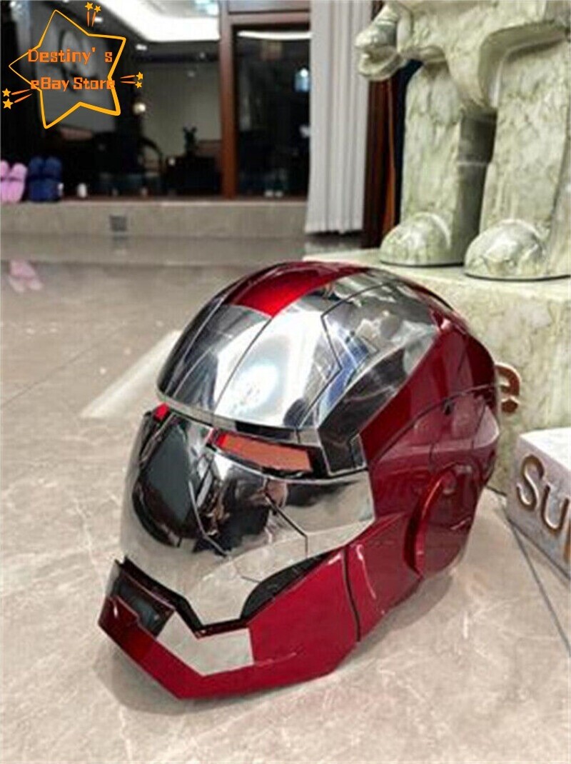 Autoking Iron Man Helmet MK5 1/1 Voice-controlled Mask Transform Cosplay Prop