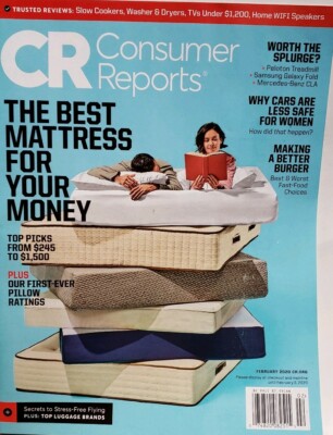 Consumer Reports Feb 2020 The Best Mattress for Your Money  FREE SHIPPING CB