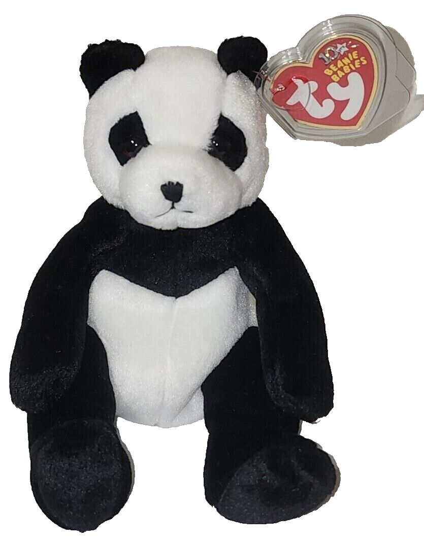 メリーソート　BABY BEANIE PANDA Amazon.com: TY Toys Beanie Babies Panda Ying - 15 CM, Black