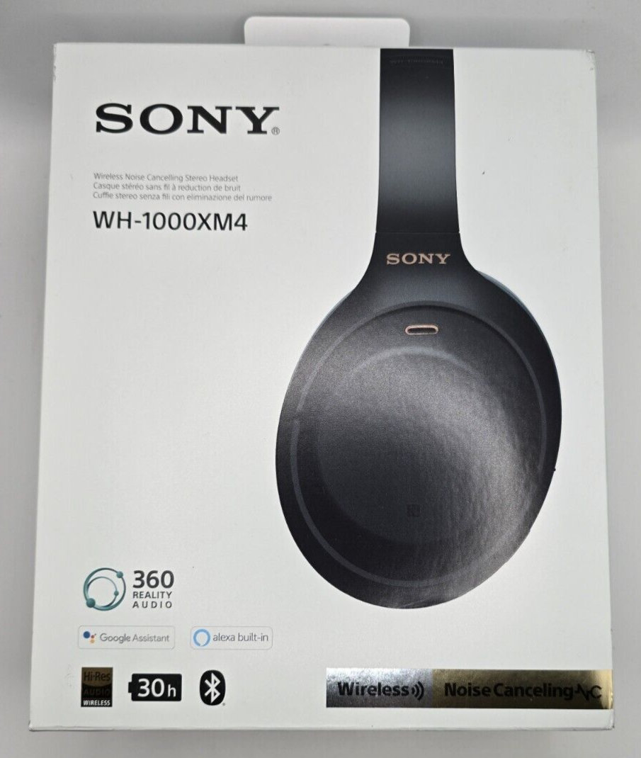 Sony WH-1000XM4 Wireless Noise Canceling Bluetooth Headphones - Open Box | eBay Sony WH-1000XM4 Wireless Noise Canceling Bluetooth Headphones - Open Box | eBay