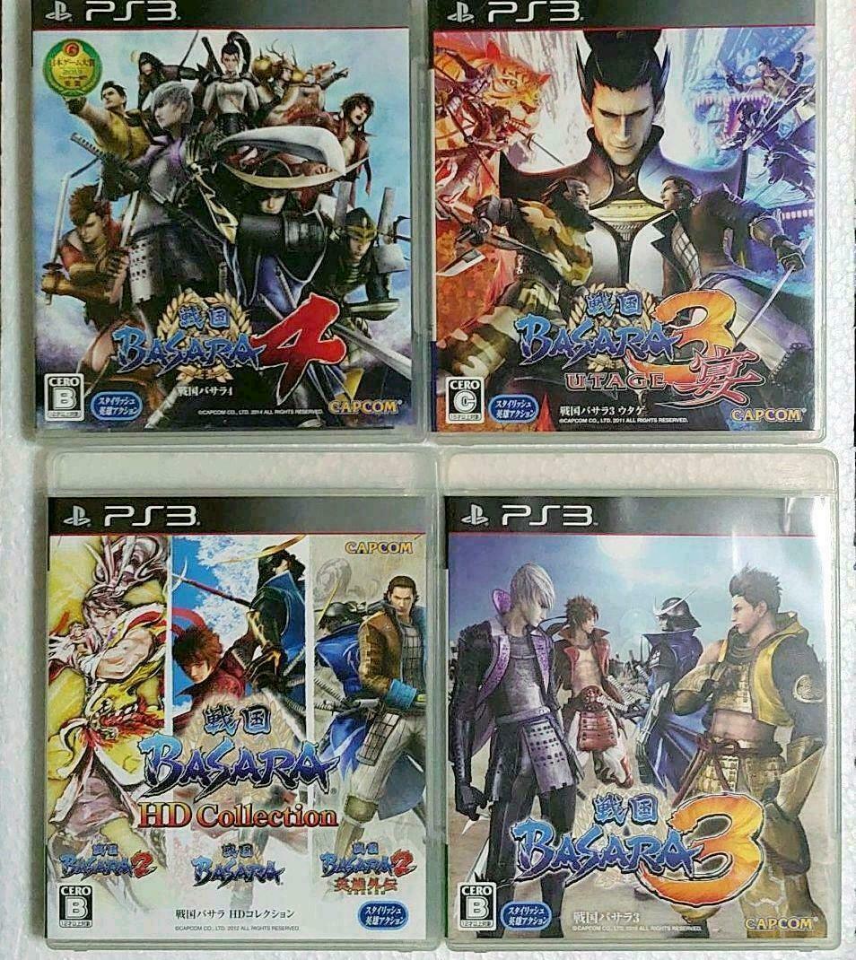 PS3 Sengoku Basara HD Collection & 3 & 3 Utage & 4 game set PS3 Sengoku Basara HD Collection & 3 & 3 Utage & 4 game set