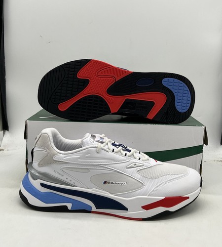 

Кроссовки Puma MMS RS-Fast White Red Blue Motorsport Athletic 306770-02 Мужской размер, Белый, PUMA RS-Fast