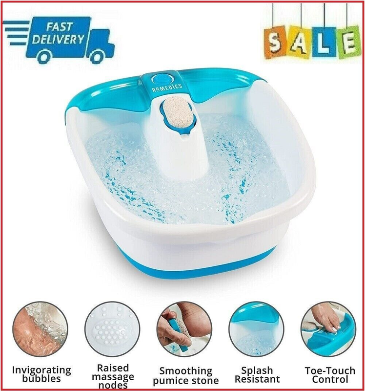X Large Feet, Foot Spa Bath Massager Heat Soaker Massage Bub