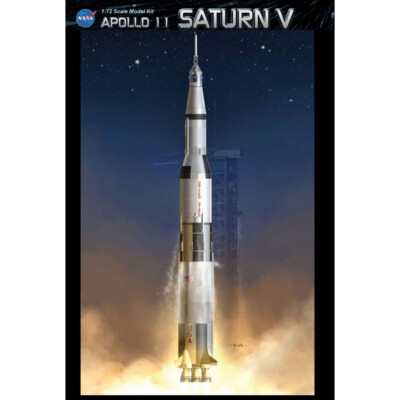 Dragon #11017 1/72 Apollo 11 Saturn V