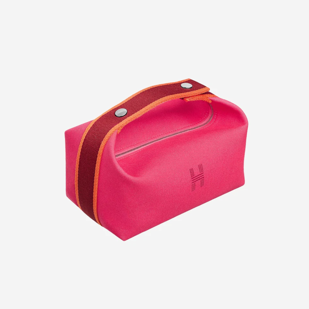 Hermes Small Bride-A-Brac Case Canvas & Hibiscus / FEDEX | eBay
