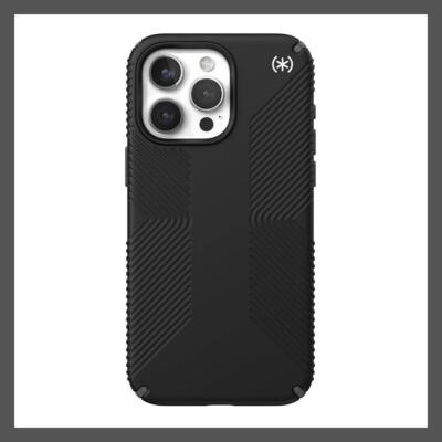 Speck Apple iPhone 15 Pro Max Presidio 2 Grip Case with MagSafe Black