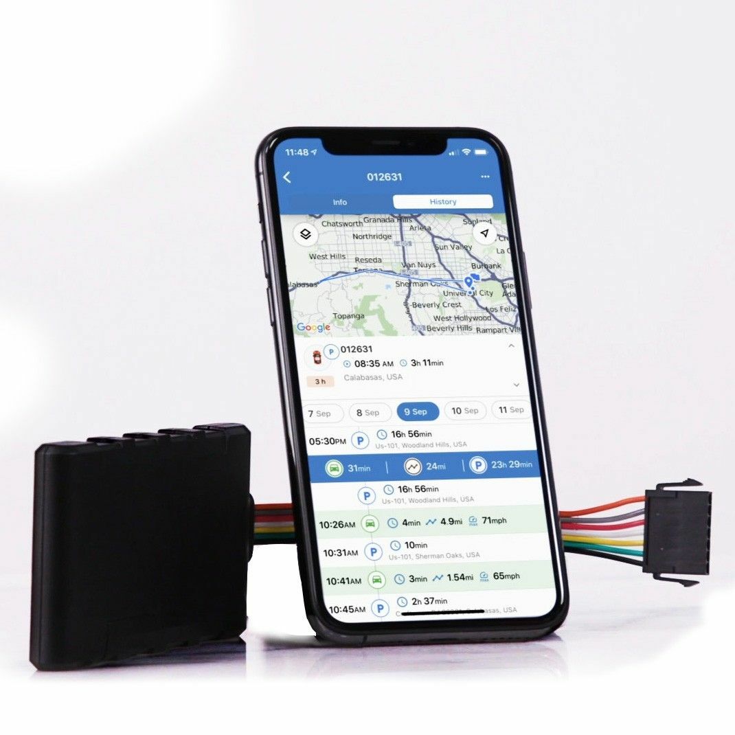 Brickhouse LTE Livewire 4 Vehicle GPS Tracker For Cars Trucks Teens & Fleets