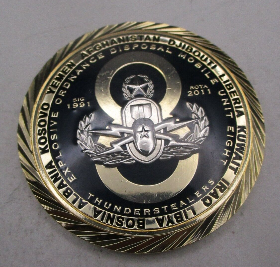 米海軍特殊戦グループ8 チャレンジコイン SEAL Team 8 / Eight Sons of Odin Navy Challenge Coin
