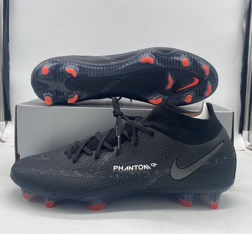 

Мужские размеры Nike Phantom GT2 Elite DF FG, черный, темно-дымочно-серый, футбольный CZ9889-001, Nike Phantom GT2 Elite FG
