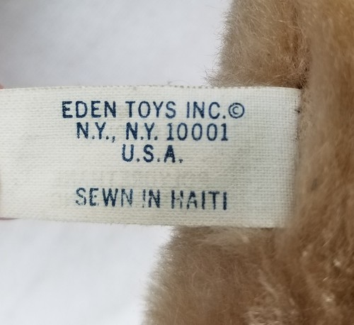 Vintage Eden Toys Paddington Bear Plush Doll 13