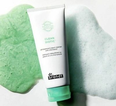 Dr Brandt Clean Biotic pH-Balanced Yogurt Cleanser with Chlorophyll 3.5oz NIB