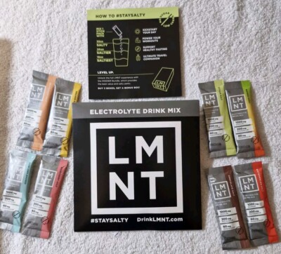 LMNT Electrolyte Drink Mix | SAMPLE PACK | 8 Variety Packets FREE SHIPPING
