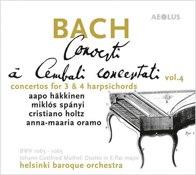 Helsinki Baroque Orchestra - Bach: Concerti à Cembali Concertati, Vol. 4