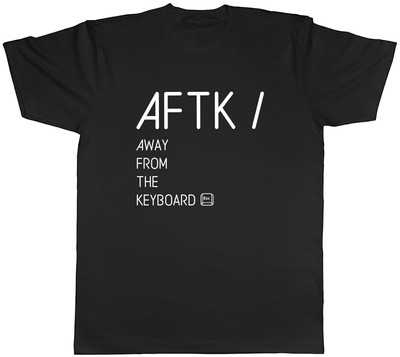 AFK Away From The Keyborad Mens Unisex T-Shirt Tee
