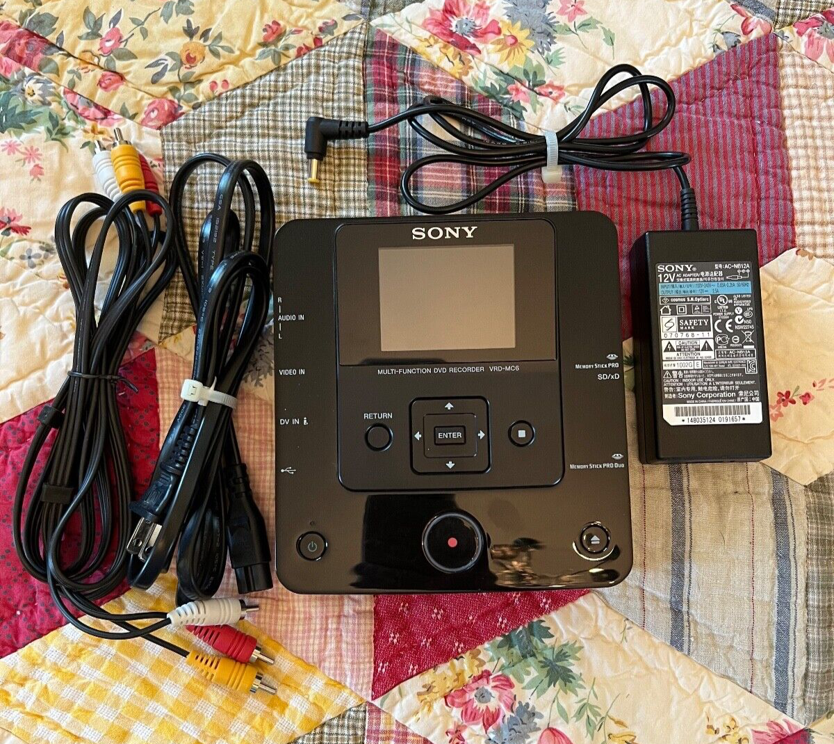 Sony VRD MC6 DVD Recorder with 9 blank Dual Layer DVDs | eBay