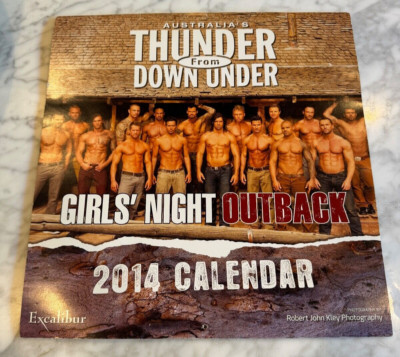 Australia's Thunder From Down Under Wall Calendar 2014 Men Shirtless