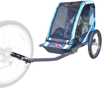aosom single wheel bike trailer