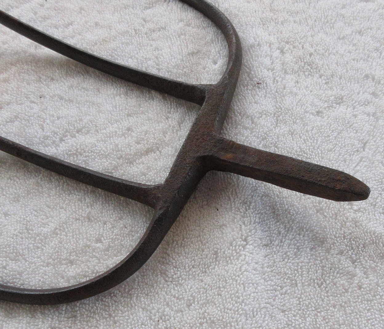 4 Prong - PITCH FORK Rusty RAKE HEAD - 1940'S Hay, Straw etc - Great Wall Decor