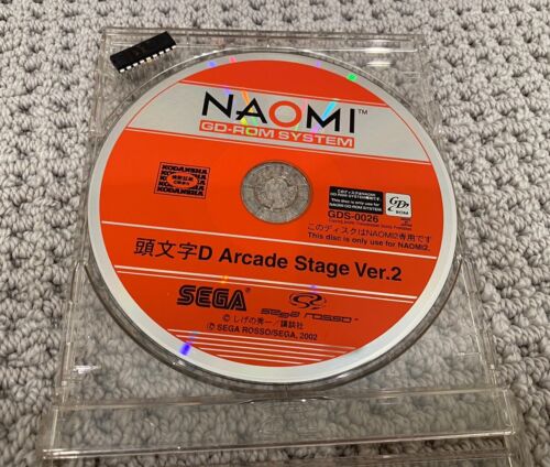Sega Naomi Initial D Arcade Stage Ver.2 GD-ROM & Security Sega Naomi Initial D Arcade Stage Ver.2 GD-ROM & Security