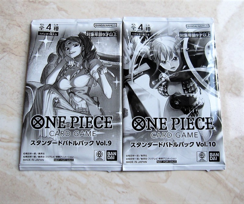 One Piece Card Game Standard Battle 2 Packs Vol.9-10 Pudding Rebecca Japonais