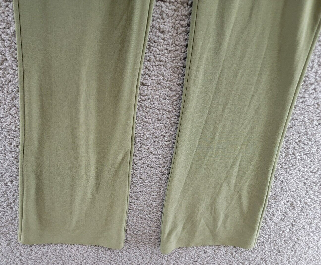 Norma Kamali Bootcut Pants Women's XS Military Wide Waistband Pull-On Style + - Picture 4 of 13
