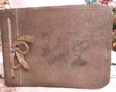 Vintage 1931 Autograph Book FILLED with Classmate Dedications