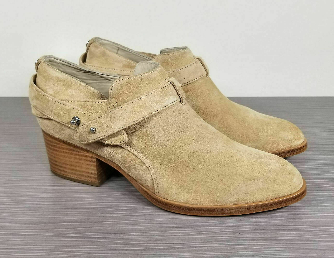 Rag & Bone Harley Bootie, Dune Suede, Womens Sizes 7.5 / 37.5 & 8 / 38