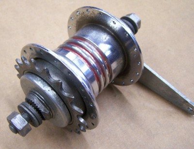 2 speed kickback hub
