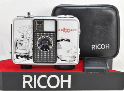 Extremely RARE! ''Railroad 100th Anniversary'' Ricoh Auto Half E Film Camera Japan