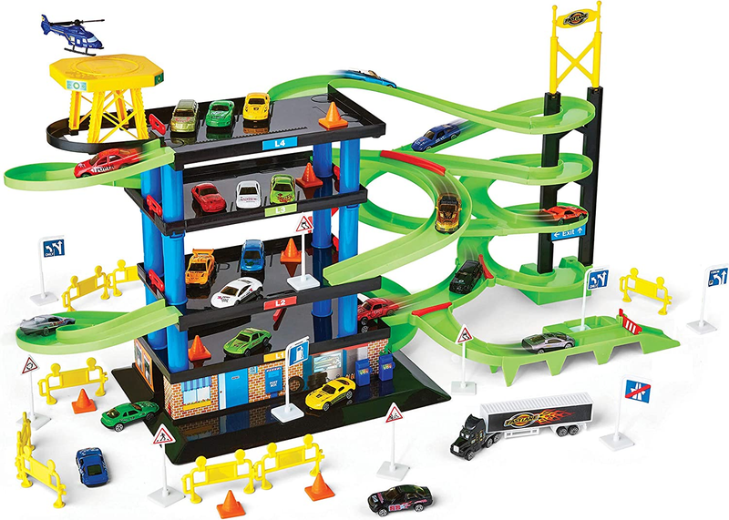 Fast Lane Parking Garage Bundle - 50Pc
