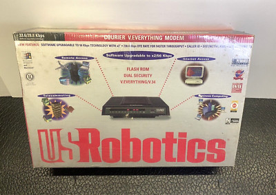 USRobotics Courier V.Everything Modem - 33.6/28.8Kbps NEW SEALED