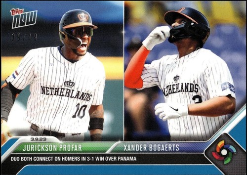 2023 Topps Now World Baseball Classic - Jurickson Profar Xander Bogaerts #WBC-7
