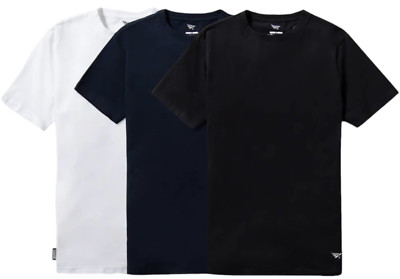 PAPER PLANES Essential 3-Pack Tee Mixed ROC NATION 200011 Black/Midnight/White
