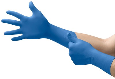 SAFEGRIP PF LATEX GLOVES LARGE 50PK