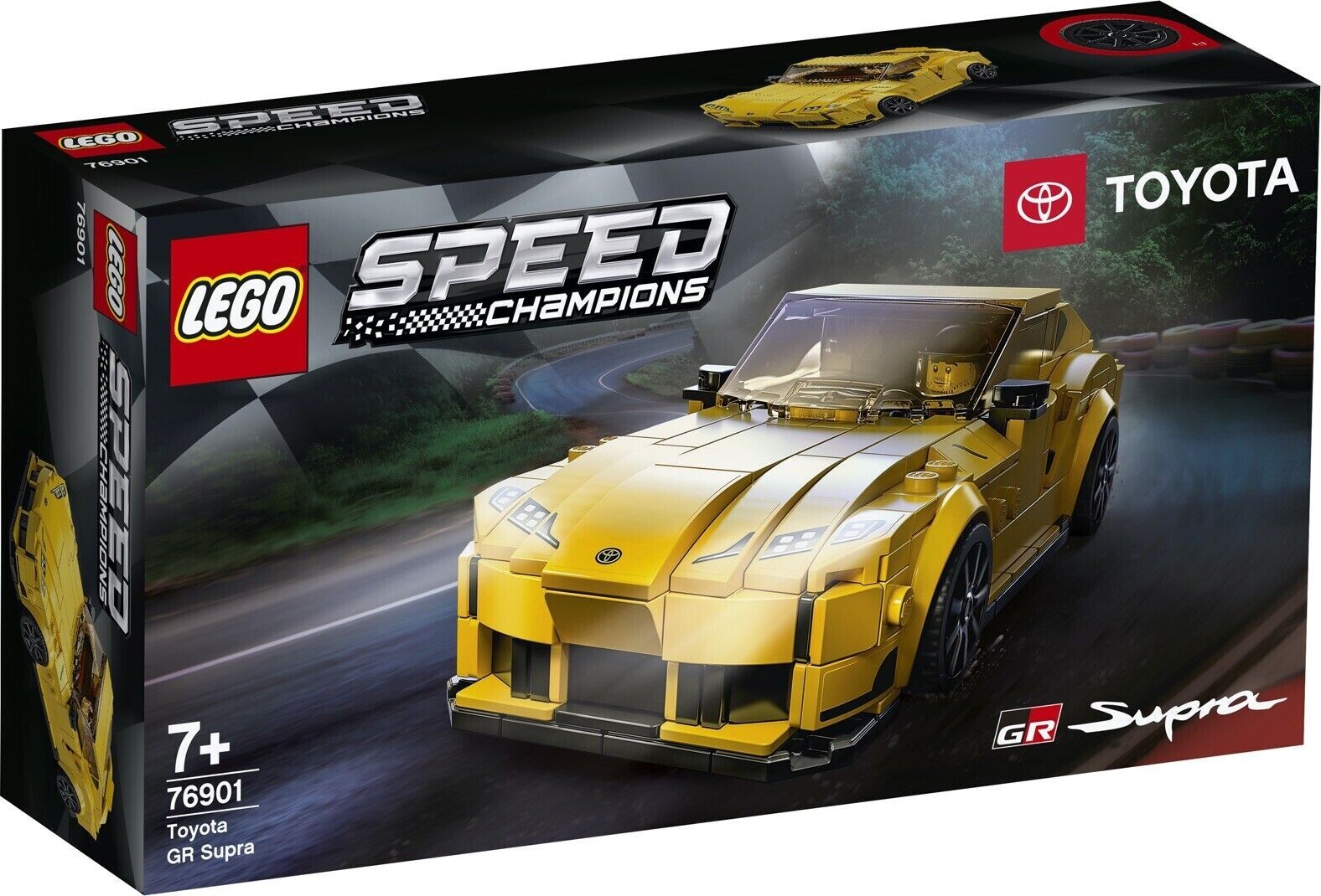 チョロQHG TOYOTA SUPRA ,LAND CRUISER,CELICA 76901 TOYOTA GR SUPRA race car lego legos set NEW Speed