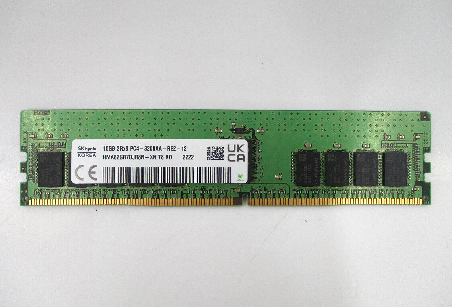 SK Hynix 16GB 2Rx8 PC4-3200AA ECC Memory HMA82GR7DJR8N-XN
